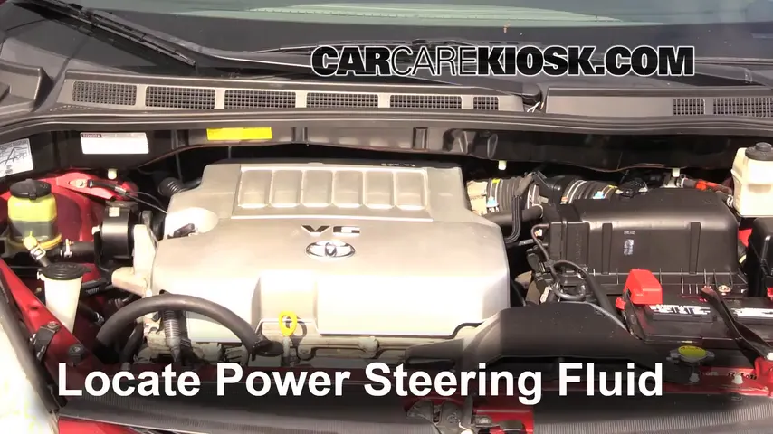 2008 Toyota Sienna CE 3.5L V6 Mini Passenger Van Power Steering Fluid